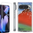 thumbnail image 1 of For Google Pixel 9 Pro XL Phone Case Cover, Shockproof Bumper Case with Tempered Glass Screen Protector, by OneToughShield - Fuji Morning, 1 of 4