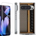 thumbnail image 1 of For Google Pixel 9 Pro XL Phone Case Cover, Shockproof Bumper Case with Tempered Glass Screen Protector, by OneToughShield - Guitar Amp, 1 of 4