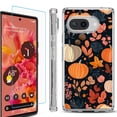 thumbnail image 1 of For Google Pixel 9a Phone Case Cover, Shockproof Bumper Case with Tempered Glass Screen Protector, by OneToughShield - Autumn Season, 1 of 3