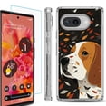 thumbnail image 1 of For Google Pixel 9a Phone Case Cover, Shockproof Bumper Case with Tempered Glass Screen Protector, by OneToughShield - Beagle, 1 of 3