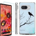 thumbnail image 1 of For Google Pixel 9a Phone Case Cover, Shockproof Bumper Case with Tempered Glass Screen Protector, by OneToughShield - Bird at Dawn, 1 of 3