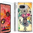 thumbnail image 1 of For Google Pixel 9a Phone Case Cover, Shockproof Bumper Case with Tempered Glass Screen Protector, by OneToughShield - Dream Catcher Color, 1 of 3
