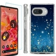 thumbnail image 1 of For Google Pixel 9a Phone Case Cover, Shockproof Bumper Case with Tempered Glass Screen Protector, by OneToughShield - Fanciful Night, 1 of 3