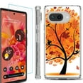 thumbnail image 1 of For Google Pixel 9a Phone Case Cover, Shockproof Bumper Case with Tempered Glass Screen Protector, by OneToughShield - Golden Tree, 1 of 3