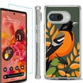 thumbnail image 1 of For Google Pixel 9a Phone Case Cover, Shockproof Bumper Case with Tempered Glass Screen Protector, by OneToughShield - Oriole, 1 of 3