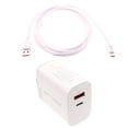 thumbnail image 1 of For Google Pixel Fold - 36W PD Home Charger, Fast Type-C 6ft Long Cable USB-C Power Cord QC3.0 Adapter Y4V Compatible With Google Pixel Fold Phone, 1 of 6