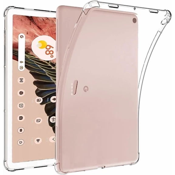 For Google Pixel Tablet 2023 Clear Case Ultra-Thin Lightweight Soft TPU Cover