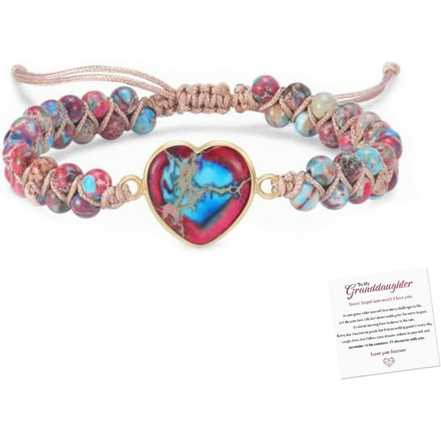 For Granddaughter A Link That Can Never Be Undone Peach Blossom Knot