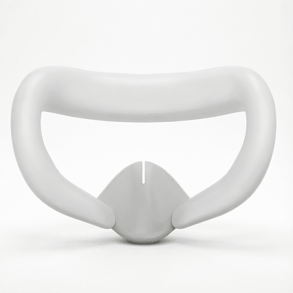 For Grey Skin Friendly Anti Sweat Ventilated Lightproof Silicone Face Pad Compatible with Meta Quest 3 VR Accessories