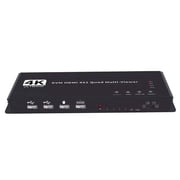 For HDMI 4x1 Quad Multi-viewer with KVM Control Seamless Switching, 4K@30Hz Support for Home Theater and Professional Displays