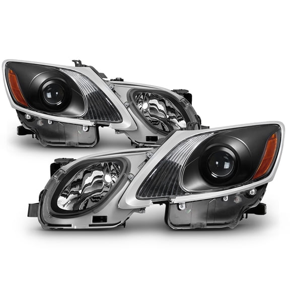 For HID/AFS 2006-2011 Lexus GS300 GS350 GS450h GS460 Headlights Projector Black