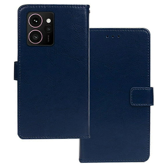 For HMD Skyline Case Card Slots Holder Leather Phone Cover Crazy Horse Texture