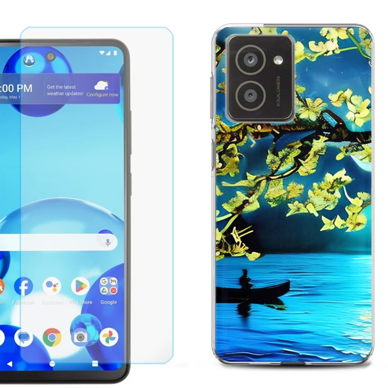 For HMD Vibe Shockproof Phone Case Cover with Tempered Glass Screen ...