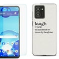 thumbnail image 1 of For HMD Vibe Shockproof Phone Case Cover with Tempered Glass Screen Protector, by OneToughShield - Dictionary/Laugh, 1 of 2