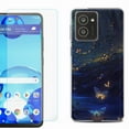 thumbnail image 1 of For HMD Vibe Shockproof Phone Case Cover with Tempered Glass Screen Protector, by OneToughShield - Fireflies Butterfly, 1 of 2
