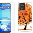 thumbnail image 1 of For HMD Vibe Shockproof Phone Case Cover with Tempered Glass Screen Protector, by OneToughShield - Golden Tree, 1 of 2