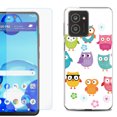 thumbnail image 1 of For HMD Vibe Shockproof Phone Case Cover with Tempered Glass Screen Protector, by OneToughShield - Happy Owl, 1 of 2