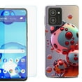 thumbnail image 1 of For HMD Vibe Shockproof Phone Case Cover with Tempered Glass Screen Protector, by OneToughShield - Ladybug Robot, 1 of 2