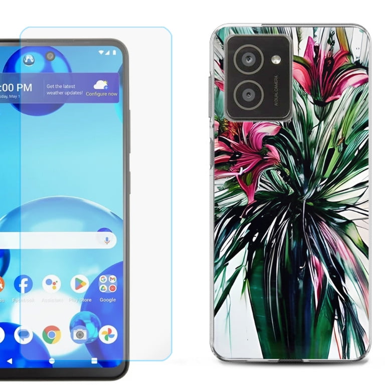 For HMD Vibe Shockproof Phone Case Cover with Tempered Glass Screen ...