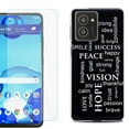 thumbnail image 1 of For HMD Vibe Shockproof Phone Case Cover with Tempered Glass Screen Protector, by OneToughShield - Positive Words, 1 of 2