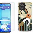 thumbnail image 1 of For HMD Vibe Shockproof Phone Case Cover with Tempered Glass Screen Protector, by OneToughShield - Rabbit, 1 of 2
