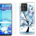 thumbnail image 1 of For HMD Vibe Shockproof Phone Case Cover with Tempered Glass Screen Protector, by OneToughShield - Snowflakes Tree, 1 of 2