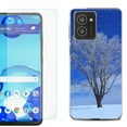 thumbnail image 1 of For HMD Vibe Shockproof Phone Case Cover with Tempered Glass Screen Protector, by OneToughShield - Snowing Tree, 1 of 2