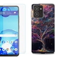 thumbnail image 1 of For HMD Vibe Shockproof Phone Case Cover with Tempered Glass Screen Protector, by OneToughShield - Tree of Life, 1 of 2