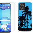 thumbnail image 1 of For HMD Vibe Shockproof Phone Case Cover with Tempered Glass Screen Protector, by OneToughShield - Tropical Summer, 1 of 2
