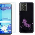 thumbnail image 1 of For HMD Vibe Shockproof Phone Case Cover with Tempered Glass Screen Protector, by OneToughShield - Zebra Running, 1 of 2