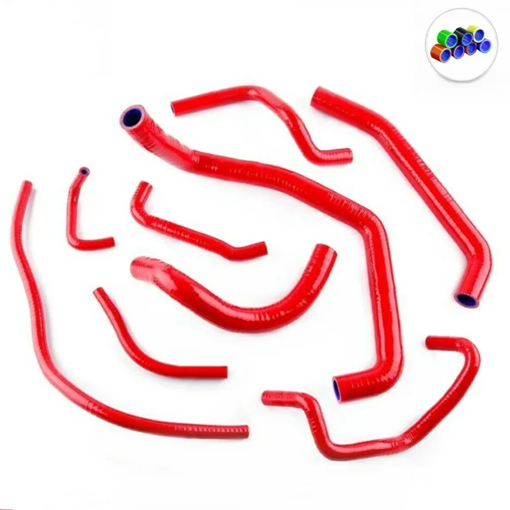 For HONDA CBR954RR CBR 954 RR 2002 2003 RED Silicone Radiator Coolant Hose Kit