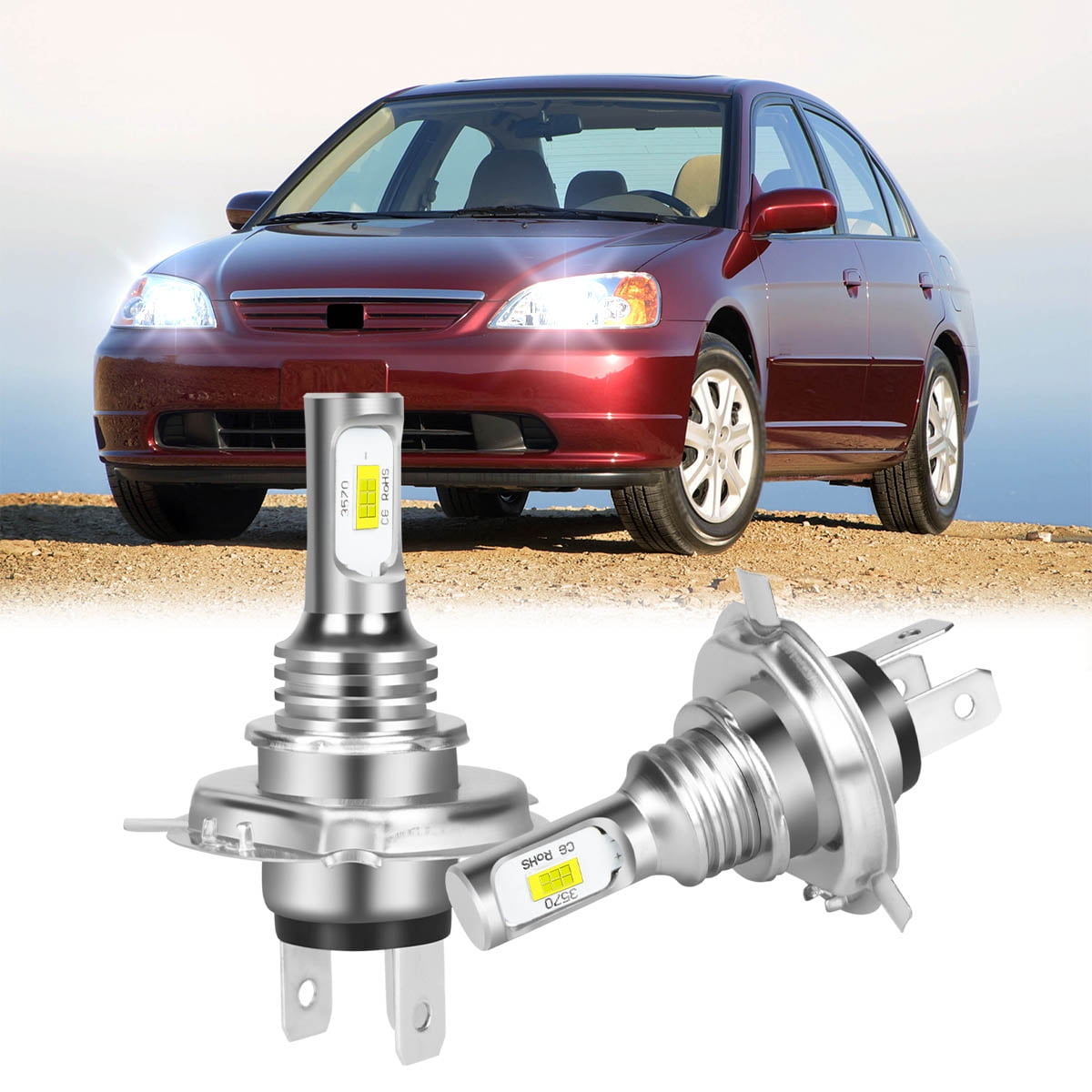 2002 Honda Civic Headlight Bulb