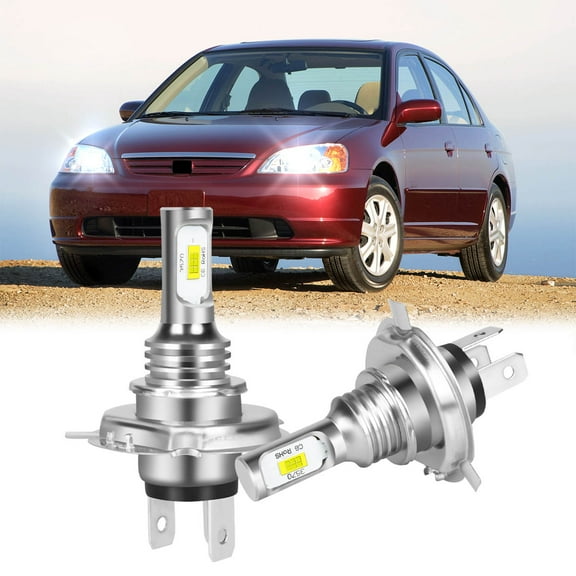 For HONDA CIVIC 1992-2003 - 6000K LED Headlight Bulb High/ Low Beam Kit Bulbs US,9003 / H4 / HB2