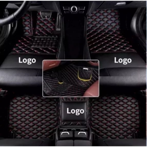 For HONDA Waterproof Luxury Leather Car Floor Mats Car Carpet Custom