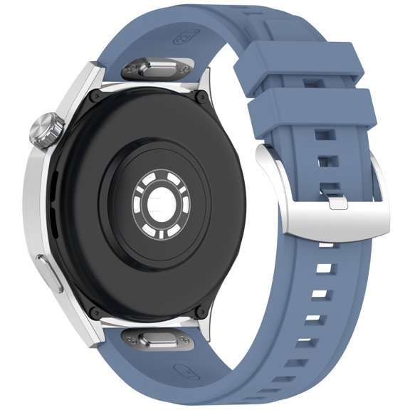 For HUAWEI‌ Watch GT6 Silicone Watch Strap 22 mm Strap With Button And Steel Buckle Band Premium Silicone Sports Sweat Proof