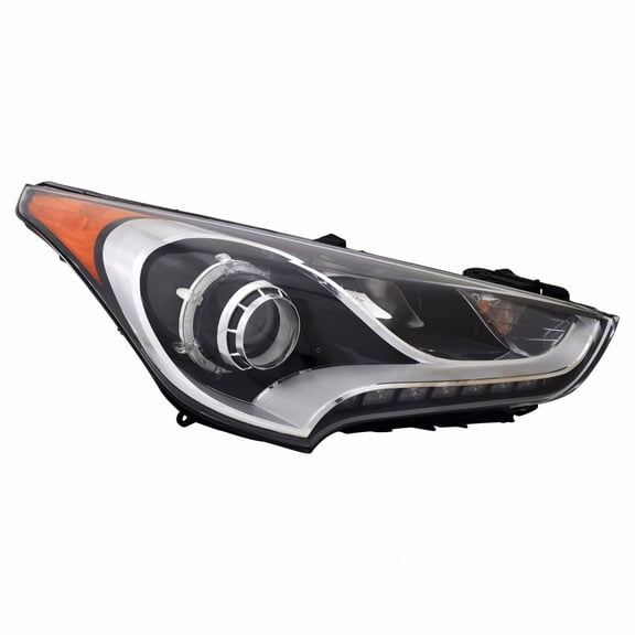 For HY Veloster Headlight 2013 14 15 16 2017 Passenger Side | Projector | Replacement For HY2503170 | 92102-2V110