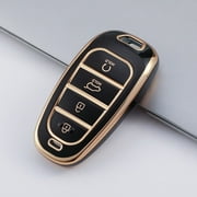 For HYUNDAI Kona Santa Fe Venue 4 Button Remote Smart Key Fob Case Cover