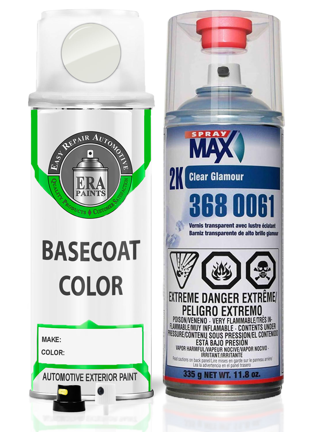 for Hyundai (pkw - Winter White) Exact Match Aerosol Spray Touch Up Paint and SprayMax 2K Clearcoat - Pick Your Color, Size: Spray - Essential Kit w/