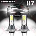 thumbnail image 1 of For HYUNDAI Tucson 2016-2019 2X LED Headlight Kit H7 White 6K Low Beam Bulbs NEW, 1 of 9