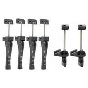 For Hard/ Soft Folding Tonneau Cover Rear Clamps 4Pcs Universal Replace Parts