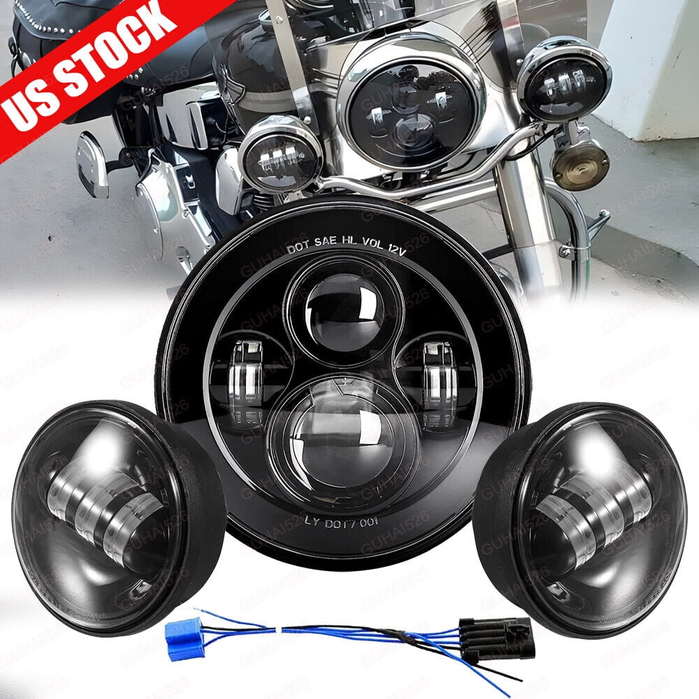 7 inch LED Headlight Hi-Lo Beam DRL Light for Harley Davidson Street Glide FLHX