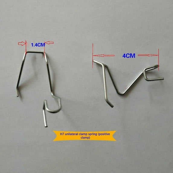 For Headlight Bulb H1 H3 H4 H7 Retaining Clip Circlip LED Wire Buckle Hook Iron Pressing Sheet General For Motorcycles