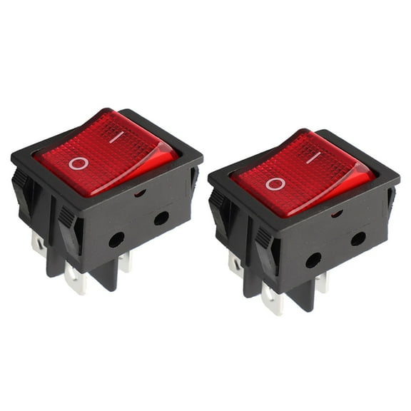 For Heavy-Duty Applications Electric Heater Switch 30A Power Switch Low-Light Visibility Mounted Hole Size 29x22mm