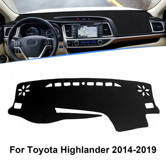 For Highlander 2014-2019 Anti-Slip Sun Protection Pad Car Dashboard Cover Mat