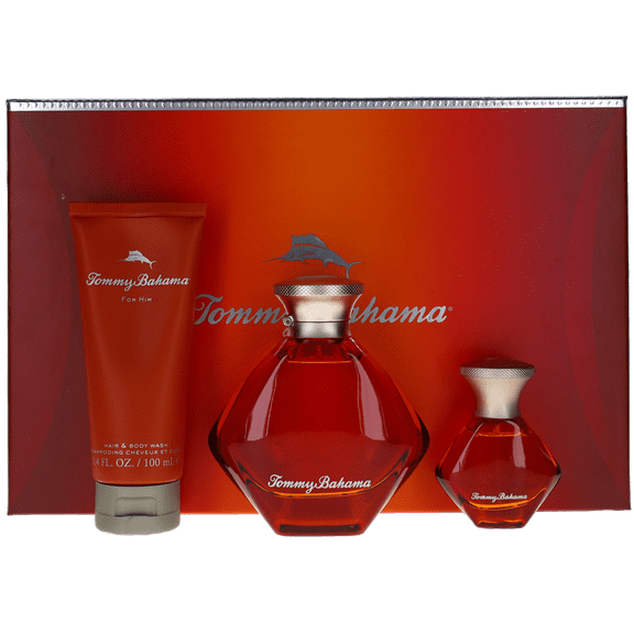 For Him By Tommy Bahama For Men Set: EDC+EDC+Hair & Shampooing (3.4+0.5+3.4)