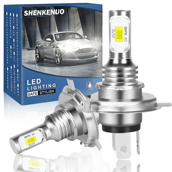 For Hino 145 165 185 258 268 338 H4 6000K 2Side LED Headlight High/Low Bulbs Kit, 2PCS