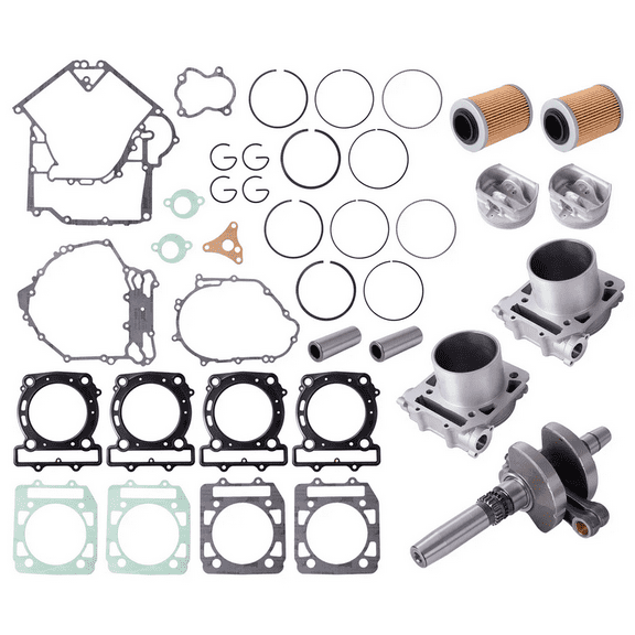 For Hisun 800 UTV/ATV Crankshaft Cylinder Kit - Universal Fit HiSun, Massimo, Bennche, Coleman & More (Part# 12120-010-0000 etc.)