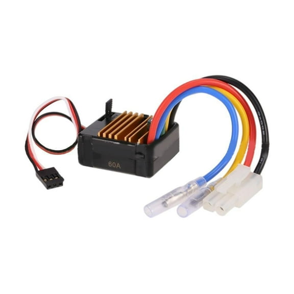 For Hobbywing 1060 Brushed ESC Waterproof / Speed Control Tru C6I1 Hot.