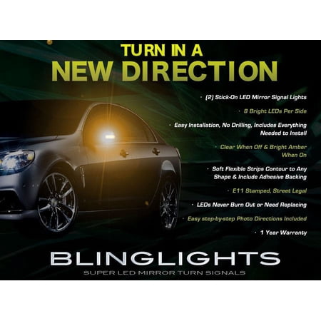 For Holden Caprice LED Side Mirror Turnsignal Light Kit Signaler Lamps