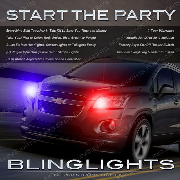 For Holden Trax Tail & Head Lamps Strobe Lights Kit GM